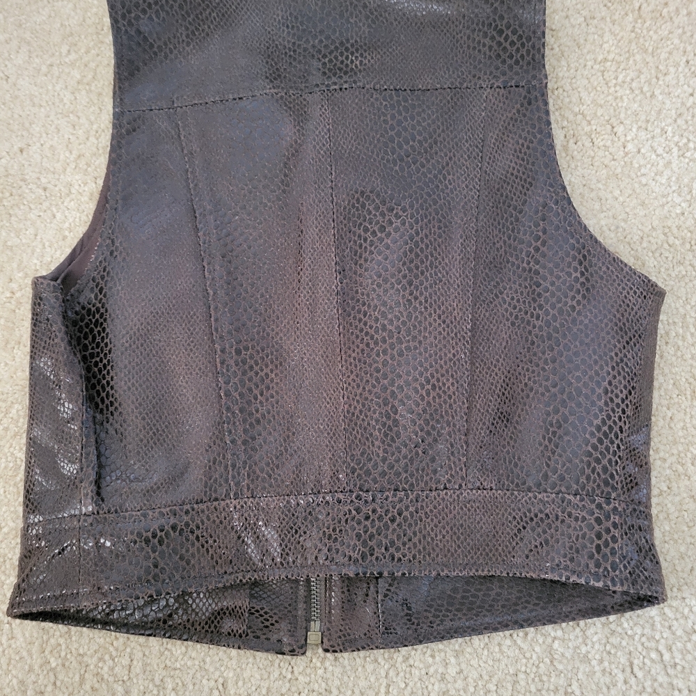 Cache Leather Vest